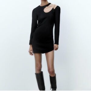Zara cutout chain dress